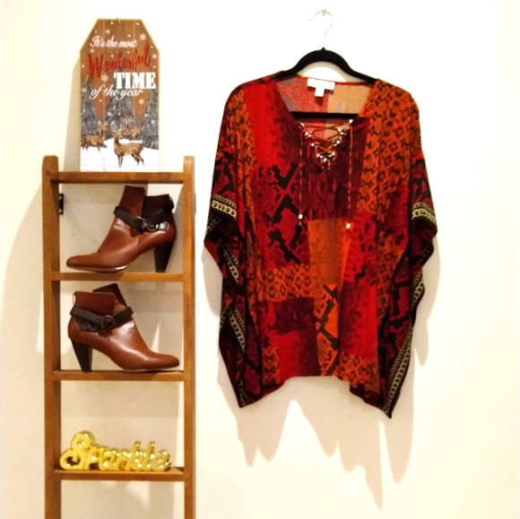 🍎Luxury Michael Kors  blouse M - Picture 1 of 5